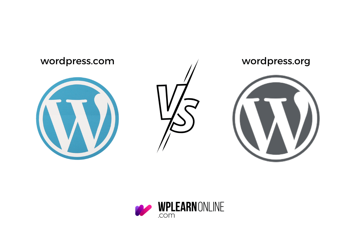 Logo or wordpresscom vs wordpressorg